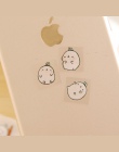 6 sztuk/paczka nowa Korea kreatywny Cartoon ziemniaków królik Ii serii Molang naklejki pcv zestaw etykiety Kawaii