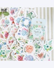 Kwiaty i rośliny dekoracyjne naklejki Washi naklejki Scrapbooking kij etykieta pamiętnik papeterii Album naklejki