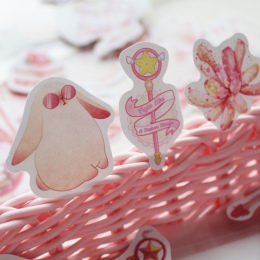 Japoński pamiętnik moja melodia dzienniku Flamingo jednorożec pies śliczne naklejki Scrapbooking papiernicze artykuły płatki mat