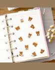 80 sztuk/partia pcv Kawaii Rilakkuma naklejki Scrapbooking Sanrio sentymentalny cyrk japoński naklejki linii przyjaciel zestaw p