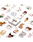 (45 sztuk/pudło) zając wielkanocny królik naklejki paczka Kawaii planowanie Scrapbooking przyklejony biurowe Escolar szkolne Sup