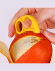 1 sztuk kreatywny pomarańczowy obieraczki Zesters cytrynowy krajalnica owoce szczypce do zdejmowania izolacji łatwy otwieracz Ci