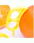 1 sztuk kreatywny pomarańczowy obieraczki Zesters cytrynowy krajalnica owoce szczypce do zdejmowania izolacji łatwy otwieracz Ci