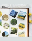 45 sztuk/partia śliczne Van Gogh obraz olejny Mini dekoracja z naklejek papierowych Diy album pamiętnik etykiety Scrapbooking na