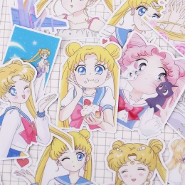 21 sztuk/paczka kreatywny śliczne Self-made Sailor Moon 4 Scrapbooking naklejki/dekoracyjna naklejka/DIY albumy ze zdjęciami rze
