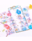 1 sztuk Kawaii biurowe naklejki kryształ olej do napełniania planowanie pamiętnik dekoracyjne mobilne naklejki Scrapbooking DIY 