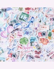 40 sztuk/paczka kolorowe szczęśliwy podróż DIY dekoracyjne naklejki Scrapbooking pamiętnik ozdoba do albumu Stick papier do etyk