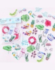 40 sztuk/paczka kolorowe szczęśliwy podróż DIY dekoracyjne naklejki Scrapbooking pamiętnik ozdoba do albumu Stick papier do etyk