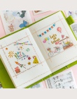 6 sztuk/partia słodkie świeże akwarela kot dekoracja z naklejek papierowych pamiętnik etykiety Scrapbooking naklejki Kawaii kore