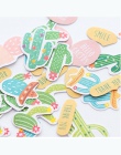 Kaktus akwarela naklejki samoprzylepne Flamingo papier dekoracyjny kreatywny śliczne biurowe naklejki Bullet Journal dostarcza 0