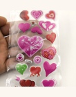 10 sztuk różnych 3D śliczne Anime biurowe naklejki na notebooka telefon Laptop motyl miłość serce biuro szkolne