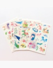 6 sztuk/paczka świat bajki jednorożec Flamingo dekoracyjne naklejki papieru Scrapbooking DIY pamiętnik Album Stick Label