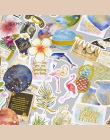 24 sztuk/partia kreatywny złoty zwierzęta rośliny naklejka dekoracyjna Diy album pamiętnik Scrapbooking naklejki etykiety materi