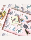 Słodkie zwierzęta kot Bullet Journal naklejki Scrapbooking DIY pamiętnik naklejki dostaw stacjonarne prezent dostaw