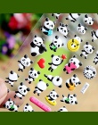 DIY śliczne Kawaii 3D Bubble gąbka naklejki piękny Panda biurowe naklejki dla Album fotograficzny pamiętnik sztuczne dekoracje 1