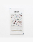Mini miłość geometria zwierzęta kwiaty naklejki do paznokci dekoracyjne naklejki papieru Scrapbooking DIY pamiętnik Album Stick 