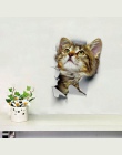 Cartoon zwierząt słodkie koty naklejki 3d naklejki na lodówkę pcv naklejki ścienne okno łazienka na deska klozetowa naklejki dek