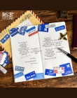 Pocztą lotniczą dekoracji naklejki samoprzylepne Diy Retro podróży naklejki pamiętnik naklejka księga gości Kawaii biurowe nakle