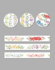 3 rolki taśma maskująca Washi zestaw płatek zwierząt kwiat papieru taśmy maskujące japoński Washi taśma DIY do scrapbookingu nak