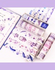 8 sztuk/partia Ocean gwiazdy Wisteria kwiatowy uroczy papier maskująca taśma Washi zestaw japoński biurowe Kawaii Scrapbooking m