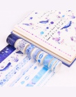 8 sztuk/partia Ocean gwiazdy Wisteria kwiatowy uroczy papier maskująca taśma Washi zestaw japoński biurowe Kawaii Scrapbooking m