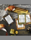 Arabian Nights, taśma Washi złocenie klej dekoracyjny taśma DIY do scrapbookingu naklejki etykiety Craft taśma maskująca