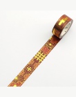 Arabian Nights, taśma Washi złocenie klej dekoracyjny taśma DIY do scrapbookingu naklejki etykiety Craft taśma maskująca