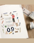 Papeteria na ołówek torba Washi taśma klejąca taśma DIY do scrapbookingu naklejki etykiety taśma maskująca