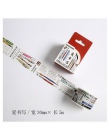 Papeteria na ołówek torba Washi taśma klejąca taśma DIY do scrapbookingu naklejki etykiety taśma maskująca