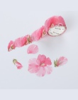 200 sztuk/rolki kwiat płatki taśma Washi taśma maskująca zapach Sakura Washi taśma Scrapbooking pamiętnik papieru naklejki