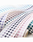 336 sztuk/partia w kolorowe kropki taśmy Washi japońskie papieru DIY Planner maskująca taśma klejąca taśmy naklejki dekoracyjne 