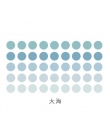 336 sztuk/partia w kolorowe kropki taśmy Washi japońskie papieru DIY Planner maskująca taśma klejąca taśmy naklejki dekoracyjne 
