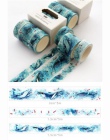 3 sztuk/partia Ocean taśma washi zestaw śliczne taśma klejąca DIY naklejka dekoracyjna Scrapbooking pamiętnik taśma maskująca ma