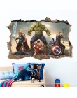 Cartoon film Avengers naklejki ścienne dla dzieci pokoje wystrój domu 3d efekt dekoracyjny naklejki ścienne diy mural art plakat