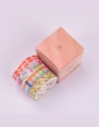 4 sztuk/pudło nowy prosty kolor kwadrat siatki taśma washi DIY dekoracji scrapbooking planowanie taśma klejąca taśmy naklejki et