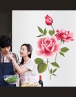 Romantyczna miłość 3D kwiat róży kwiat naklejki ścienne meble TV do salonu dekoracji naklejki ścienne naklejki dekoracyjne do do