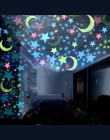 100 PC 3D gwiazdy świecą w ciemności naklejki ścienne Luminous fluorescencyjne naklejki ścienne dla dzieci pokój dla dzieci sypi