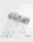 5 sztuk/partia Mohamm dekoracyjne Retro taśma Washi zestaw japoński papier naklejki Scrapbooking klej taśmy Washi taśmy stacjona
