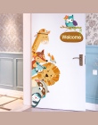 [SHIJUEHEZI] Cartoon zwierząt naklejki ścienne DIY dzieci naklejki ścienne dla dzieci pokoje dla dzieci szafa sypialniana dekora