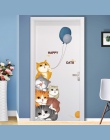 [SHIJUEHEZI] Cartoon zwierząt naklejki ścienne DIY dzieci naklejki ścienne dla dzieci pokoje dla dzieci szafa sypialniana dekora