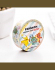 1 sztuk/partia Cartoon Washi taśma DIY japoński papier Pokemon klej dekoracyjny taśma/taśma maskująca naklejki