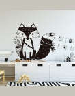Piękny Fox zwierząt naklejki ścienne naklejki ścienne dla dzieci pokoje pokoju dziecka dekoracji wystrój sypialni naklejkiscienn