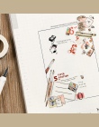 Codziennie narzędzia do nauki dekoracyjne taśmy Washi zestaw klej taśma DIY do scrapbookingu naklejki etykiety taśma maskująca s