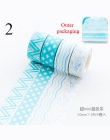 4 sztuk/partia geometria taśma Washi ładny pasek klej dekoracyjny taśmy maskujące do dekoracji Scrapbooking Diy taśma do Papeter