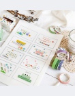 5 sztuk/zestaw punkt fali taśma Washi DIY dekoracyjne Scrapbooking planowanie maskowanie taśma klejąca taśmy papiernicze artykuł