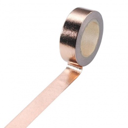 15mm * 10 m złota taśmy Washi Tape srebrny/złoty/brązowy/różowy/zielony kolor japoński Kawaii DIYScrapbooking narzędzia taśma ma