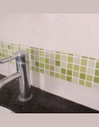 Wodoodporne płytki mozaika naklejki ścienne kuchnia toaleta wc klej anty olej tapeta z PVC odporność na ciepło dekoracje ścienne