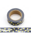 Nowy 1 sztuk taśmy Washi Tape serce japoński 1.5*10 miernik Kawaii Scrapbooking narzędzia taśma maskująca boże narodzenie Album 