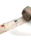 Jiataihe rocznika mapie biletów taśma washi DIY dekoracyjne scrapbooking planowanie maskowanie taśma klejąca taśma naklejki etyk