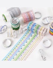 10 sztuk/zestaw taśma maskująca Kawaii śliczne taśmy Washi Tape zestaw klej dekoracyjny taśma dla dzieci DIY Scrapbooking pamięt